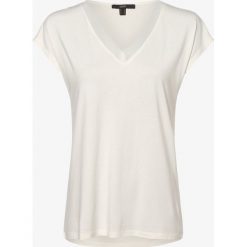 Esprit Collection - Koszulka damska, beżowy. Brązowe koszulki damskie Esprit Collection, na imprezę, xxl, bez wzorów, z szyfonu, z dekoltem w serek, bez rękawów. Za 119,95 zł.