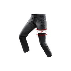 Spodnie trekkingowe TRAVEL500 MODUL damskie. Szare spodnie damskie FORCLAZ, l, z elastanu. Za 199,99 zł.