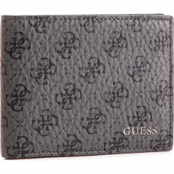 Duży Portfel Męski GUESS - SM2563 POL20 COA. Szare portfele męskie Guess, z aplikacjami, ze skóry ekologicznej. Za 279,00 zł.