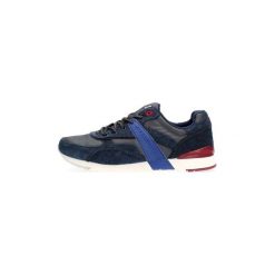 Buty Napapijri 17833006 RABARI. Niebieskie trampki męskie Napapijri, bez wzorów, bez zapięcia. Za 286,78 zł.