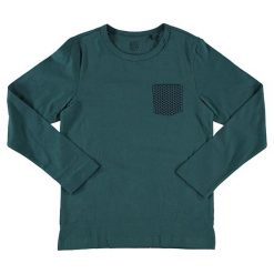 Koszulka w kolorze morskim. Niebieskie t-shirty chłopięce Schiesser Boys, bez wzorów, z bawełny, bez rękawów. W wyprzedaży za 42,95 zł.