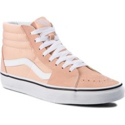 Sneakersy VANS - Sk8-Hi VN0A38GEU5Y Bleached Apricot/True Whi. Różowe sneakersy damskie marki Vans, ze skóry. W wyprzedaży za 249,00 zł.