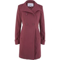 Płaszcz bonprix czerwony klonowy. Czerwone płaszcze damskie bonprix. Za 189,99 zł.