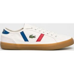 Lacoste - Buty Sideline. Białe buty sportowe męskie marki Lacoste, ze skóry, na sznurówki. Za 369,90 zł.