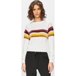 Tally Weijl - Sweter. Białe swetry damskie TALLY WEIJL, s, bez wzorów, z bawełny, z krótkim rękawem, krótkie, bez kaptura. W wyprzedaży za 59,90 zł.