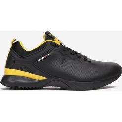 Czarno-Żółte Buty Sportowe Turnbull. Czarne buty sportowe męskie Born2be, bez zapięcia. W wyprzedaży za 119,99 zł.