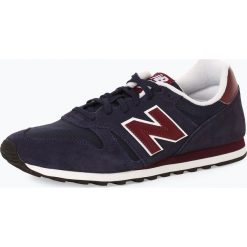New Balance - Tenisówki męskie z dodatkiem skóry, niebieski. Niebieskie trampki męskie New Balance, bez wzorów, ze skóry, sportowe, bez zapięcia. Za 369,95 zł.