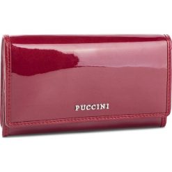 Duży Portfel Damski PUCCINI - CY1958 Burgundy 3B. Czerwone portfele damskie Puccini, ze skóry. W wyprzedaży za 179,00 zł.