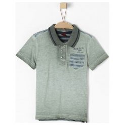 S.Oliver Koszulka Polo Chłopięca 128/134 Ciemnoszara. Szare t-shirty chłopięce z krótkim rękawem marki S.Oliver. Za 80,00 zł.