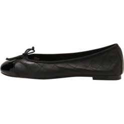 Baleriny damskie lakierowane: Office LONGING Baleriny black