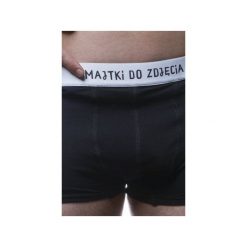 Majtki do zdjęcia - bokserki bambusowe męskie. Czarne bokserki męskie marki Majtki z sosnowca, z elastanu. Za 60,00 zł.