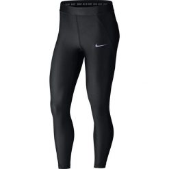 Nike leginsy damskie do biegania W Nk Speed Tght 7/8 Black XL. Czarne spodnie damskie Nike, s, z materiału. Za 285,00 zł.