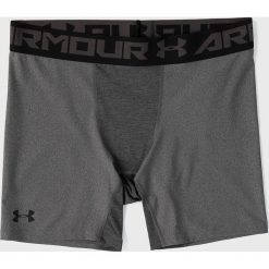 Under Armour - Szorty sportowe. Szare spodenki sportowe męskie xxl, z nadrukiem, z elastanu, sportowe. W wyprzedaży za 79,90 zł.