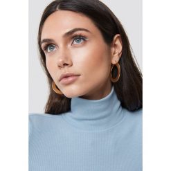 Kolczyki damskie: Dilara x NA-KD Kolczyki koła - Gold