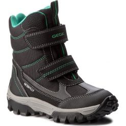 Buty zimowe chłopięce: Śniegowce GEOX – J Himal. B. Wpf A J643AA 0FUCE C0016 Black/Green