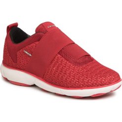 Półbuty GEOX - D Nebula B D021EB 0DS14 C7000 Red. Czerwone półbuty damskie Geox, z materiału. W wyprzedaży za 449,00 zł.