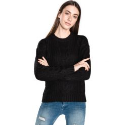 Vero Moda Alpine Sweter Czarny. Czarne bluzy damskie Vero Moda, l, bez wzorów, z materiału, bez rękawów, bez kaptura. Za 133,95 zł.