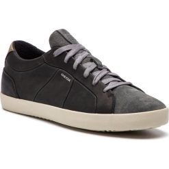 Sneakersy GEOX - U Warley A U926HA 04322 C0005 Black/Dk Grey. Czarne sneakersy męskie Geox, na co dzień, bez wzorów, ze skóry, bez zapięcia. W wyprzedaży za 279,00 zł.