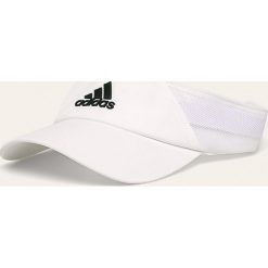 Adidas Performance - Daszek. Białe czapki damskie adidas Performance, bez wzorów, z elastanu. Za 79,90 zł.