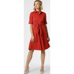 LAUREN RALPH LAUREN - Sukienka damska, czerwony. Czerwone sukienki damskie Lauren Ralph Lauren, bez wzorów, z bawełny, bez kołnierzyka, bez rękawów, rozkloszowane. Za 699,95 zł.