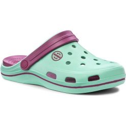 Klapki damskie: Klapki COQUI – Bodee B1202 Aqua/Magenta