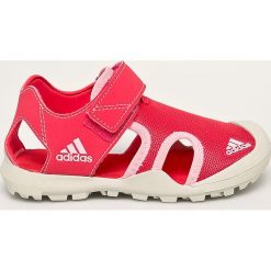 Adidas Performance - Sandały dziecięce Captain Toey. Pomarańczowe sandały dziewczęce adidas Performance, z materiału, z okrągłym noskiem, bez zapięcia. W wyprzedaży za 179,90 zł.
