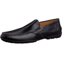 Geox UOMO MONET Mokasyny black. Czarne mokasyny męskie Geox, ze skóry, eleganckie. Za 529,00 zł.