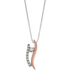 Naszyjnik - złoto 750, Brylant 0,08ct. Żółte naszyjniki damskie W.KRUK, z brylantem, złote. Za 4390,00 zł.