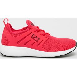 EA7 Emporio Armani - Buty. Różowe sneakersy męskie EA7 Emporio Armani, na sznurówki. W wyprzedaży za 449,90 zł.