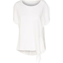 T-shirt DEHA DANCE. Białe bluzki damskie Deha, bez wzorów, z wiskozy, bez kołnierzyka. W wyprzedaży za 177,00 zł.