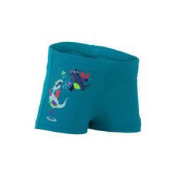 Bokserki pływackie Dragon dla malucha. Niebieskie bielizna chłopięca NABAIJI, bez wzorów, z elastanu. Za 24,99 zł.
