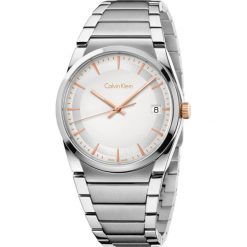 Calvin Klein Step Zegarek Srebrny. Szare zegarki męskie Calvin Klein, srebrne. Za 1191,95 zł.