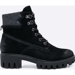 Tamaris - Botki. Szare buty zimowe damskie marki Tamaris, z materiału. W wyprzedaży za 199,90 zł.