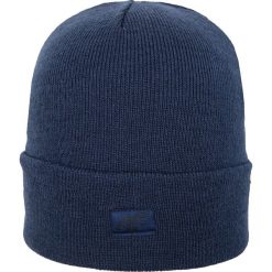 Czapki damskie: Czapka damska CAD200Z – ciemny granatowy – 4F