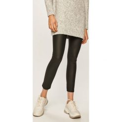 Answear - Legginsy. Czarne spodnie damskie ANSWEAR, s, z elastanu. W wyprzedaży za 64,90 zł.