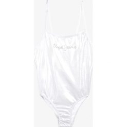 Pepe Jeans - Strój kąpielowy dziecięcy Metal 116-180 cm. Różowe stroje kąpielowe dziewczęce Pepe Jeans, bez wzorów, z elastanu. W wyprzedaży za 119,90 zł.