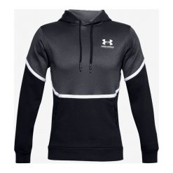 Under Armour Rival Fleece AMP Bluza Czarny. Czarne bluzy męskie Under Armour, s, z nadrukiem, z bawełny, bez kołnierzyka, bez rękawów, bez kaptura. Za 343,95 zł.