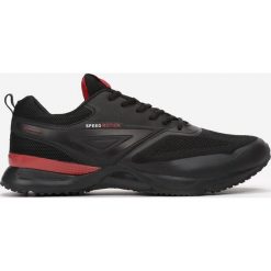 Czarno-Czerwone Buty Sportowe Anand. Czarne buty sportowe męskie Born2be, bez zapięcia. W wyprzedaży za 129,99 zł.