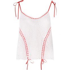 Pinko Top "Brillante". Czerwone bluzki damskie Pinko, bez wzorów, z tkaniny, bez kołnierzyka. Za 259,00 zł.