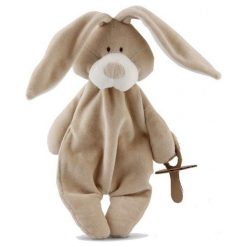 Przytulanki i maskotki: Wooly Organic Maskotka Kocyk Króliczek Ze Smoczkiem