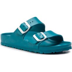 Klapki BIRKENSTOCK - Arizona 1013094 Turquoise. Zielone klapki damskie Birkenstock, bez wzorów, z tworzywa sztucznego, bez obcasa. Za 119,00 zł.