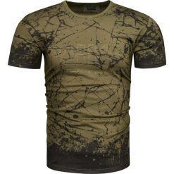 T-shirt męski zielony Recea. Zielone koszulki męskie Recea, xl, z napisami, z bawełny, bez kołnierzyka, bez rękawów. Za 24,99 zł.