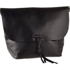 Torebki klasyczne damskie: Skórzana torebka „Maine” w kolorze czarnym – 34 x 27 x 14 cm