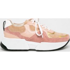 Answear - Buty. Różowe buty sportowe damskie ANSWEAR, bez wzorów, z materiału, sportowe. W wyprzedaży za 99,90 zł.
