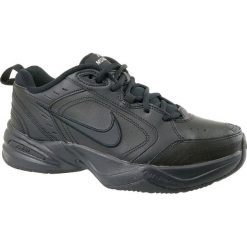 Nike Monarch IV 415445-001 40,5 Czarne. Czarne buty sportowe męskie Nike, ze skóry, bez zapięcia. W wyprzedaży za 199,99 zł.