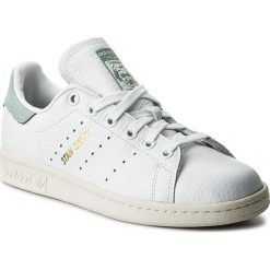 Buty adidas - Stan Smith BZ0470 Ftwwht/Ftwwht/Tacgrn. Białe buty damskie do tenisa marki Adidas, w paski, ze skóry, adidas stan smith. W wyprzedaży za 269,00 zł.