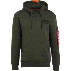 Bejsbolówki męskie: Alpha Industries STRIPE Bluza z kapturem dark green