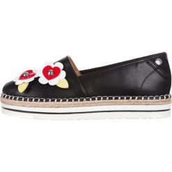 Love Moschino Espadryle Czarny. Czarne espadryle damskie Love Moschino, bez wzorów, z materiału, bez obcasa. Za 645,95 zł.