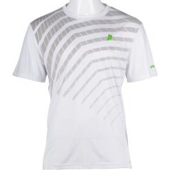 PRINCE Koszulka Męska Graphic Crew Wh/Gy r. XL (3M099168). Białe koszulki sportowe męskie marki Adidas, l, z jersey, do piłki nożnej. Za 100,97 zł.