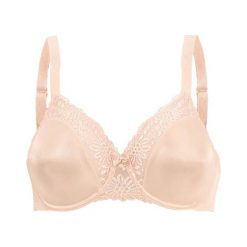 Triumph "Biustonosz ""Minimizer""" Ladyform Soft jasnomorelowy female żółty/pomarańczowy 80D. Żółte biustonosze sportowe damskie Triumph, z haftami, z koronki. Za 149,00 zł.